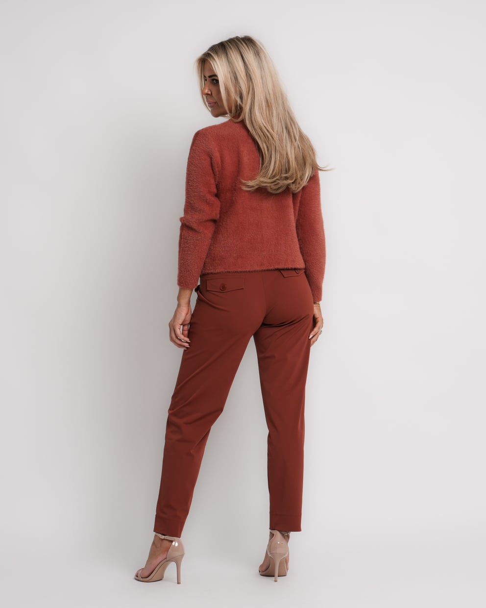 travel jack met rits brique | amy 932